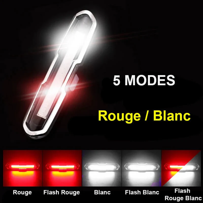BikeLanLight™ | Feu arriere velo rechargeable USB avec angle de visibilité de 150°