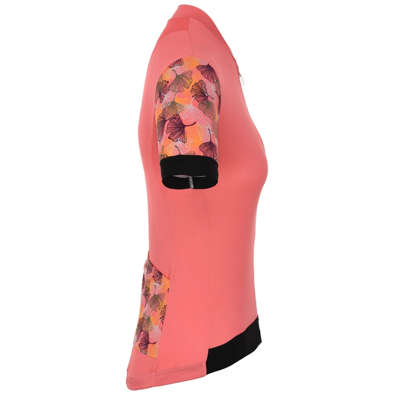 JERSEYKA BLOOM LADY - Active Jerseys - Shirt - Woman - Pink Pamplemousse-Black