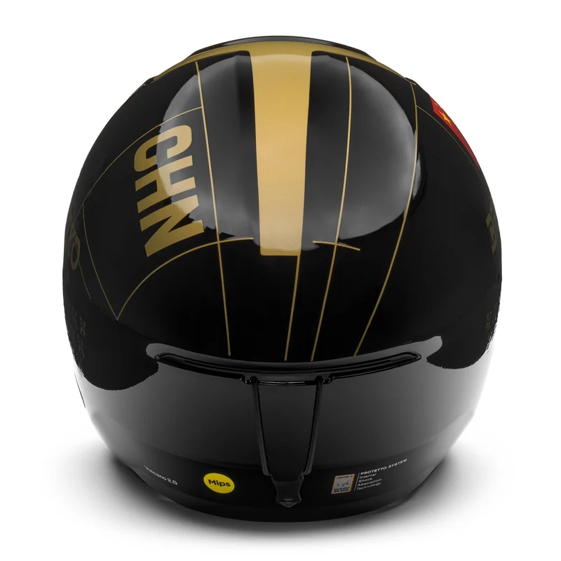 VULCANO 2.0 CHINA MIPS - Helmets - Helmet - Unisex - Shiny Black-Gold