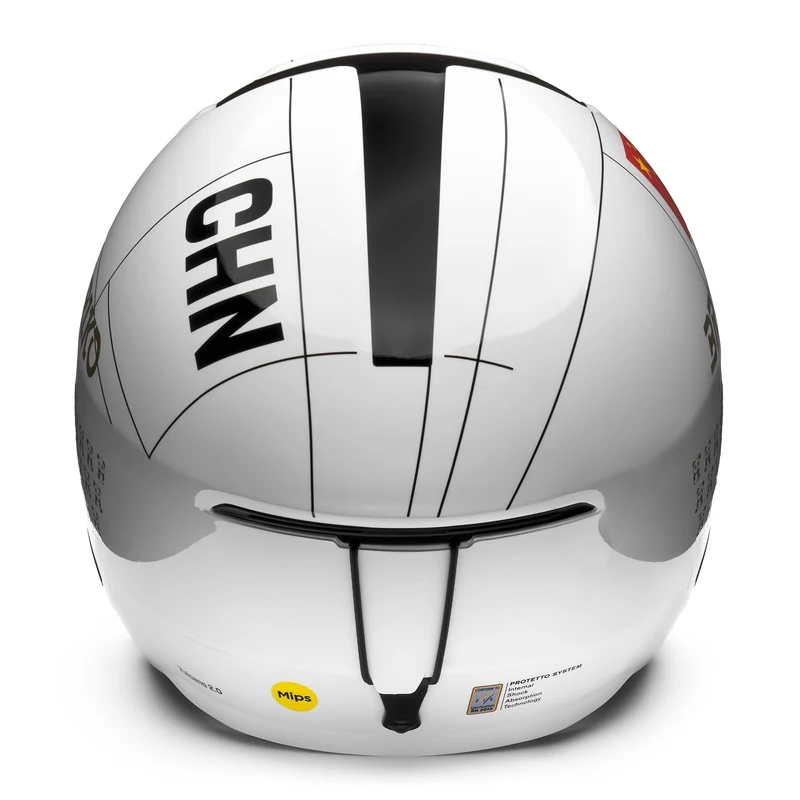 VULCANO 2.0 CHINA MIPS - Helmets - Helmet - Unisex - Shiny White-Black-Gold