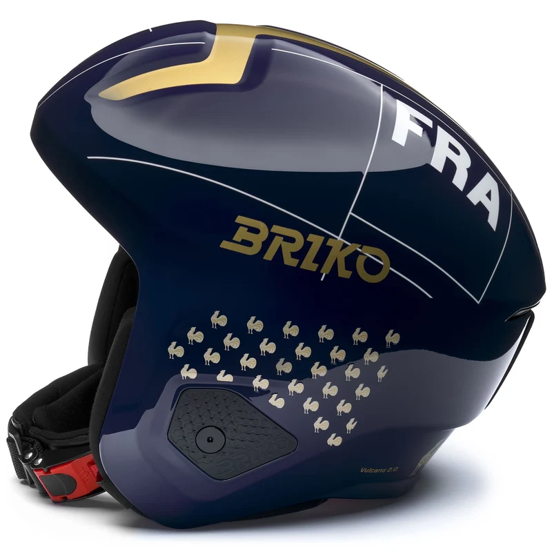 VULCANO 2.0 FRANCE MIPS - Helmets - Helmet - Unisex - Shiny Tangaroa Blue-Gold-White