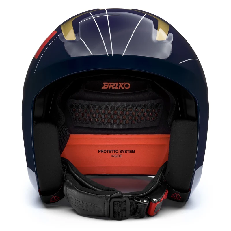 VULCANO 2.0 FRANCE MIPS - Helmets - Helmet - Unisex - Shiny Tangaroa Blue-Gold-White