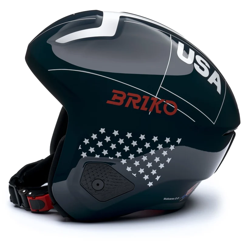 VULCANO 2.0 USA MIPS - Helmets - Helmet - Unisex - Shiny Blue-White-Cardinal Red