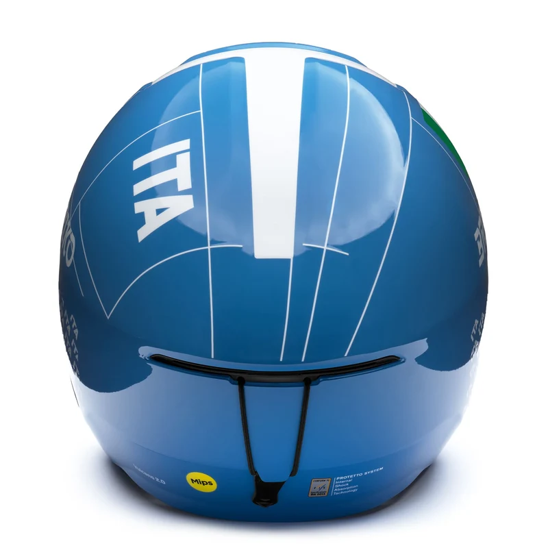 VULCANO 2.0 ITALIA MIPS - Helmets - Helmet - Unisex - Shiny Science Blue-White
