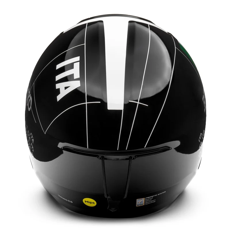 VULCANO 2.0 ITALIA MIPS - Helmets - Helmet - Unisex - Shiny Black-White