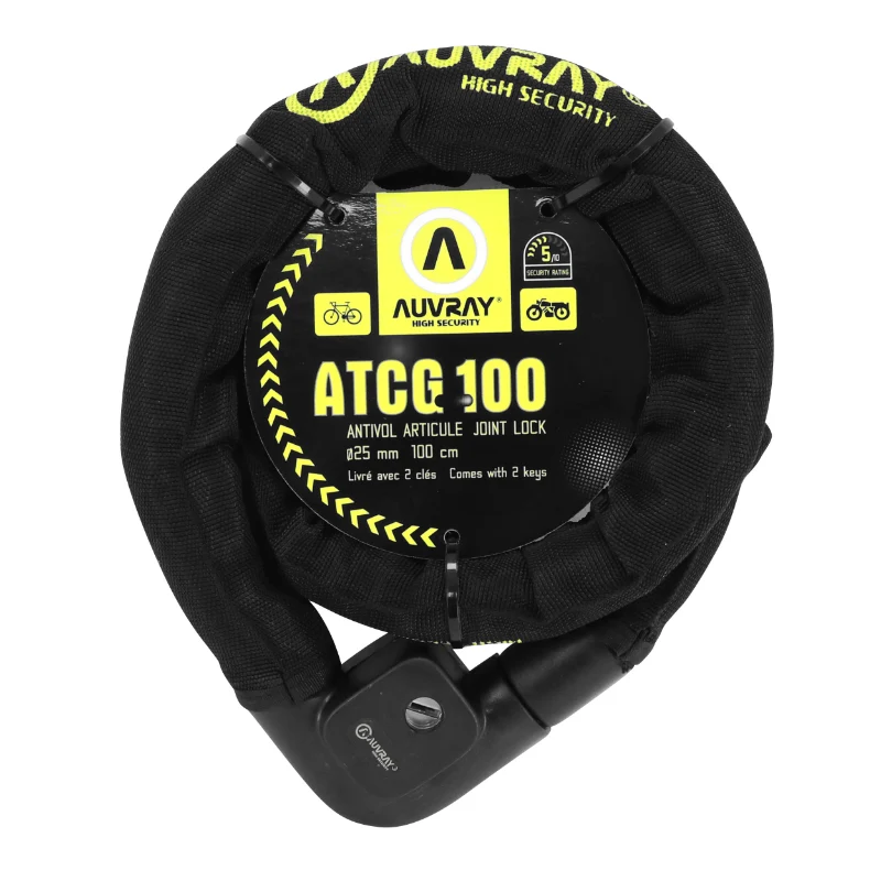 Antivol Articule Auvray Avec Gaine 1.00 M Diam 25 Mm