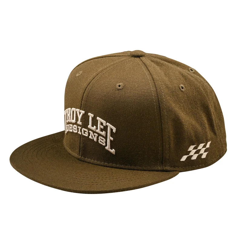 Flat Bill Snapback Scholar Olive