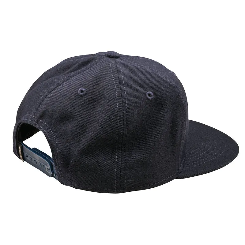 Flat Bill Snapback Badge Navy