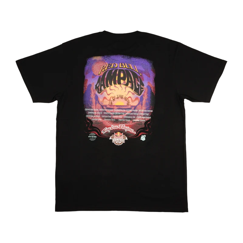 Short Sleeve Tee Troy Lee Designs X Redbull Rampage Valley of Gods Black