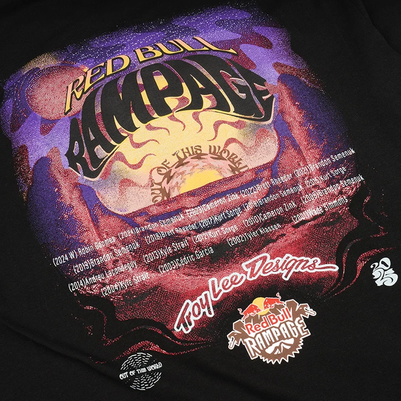 Short Sleeve Tee Troy Lee Designs X Redbull Rampage Valley of Gods Black