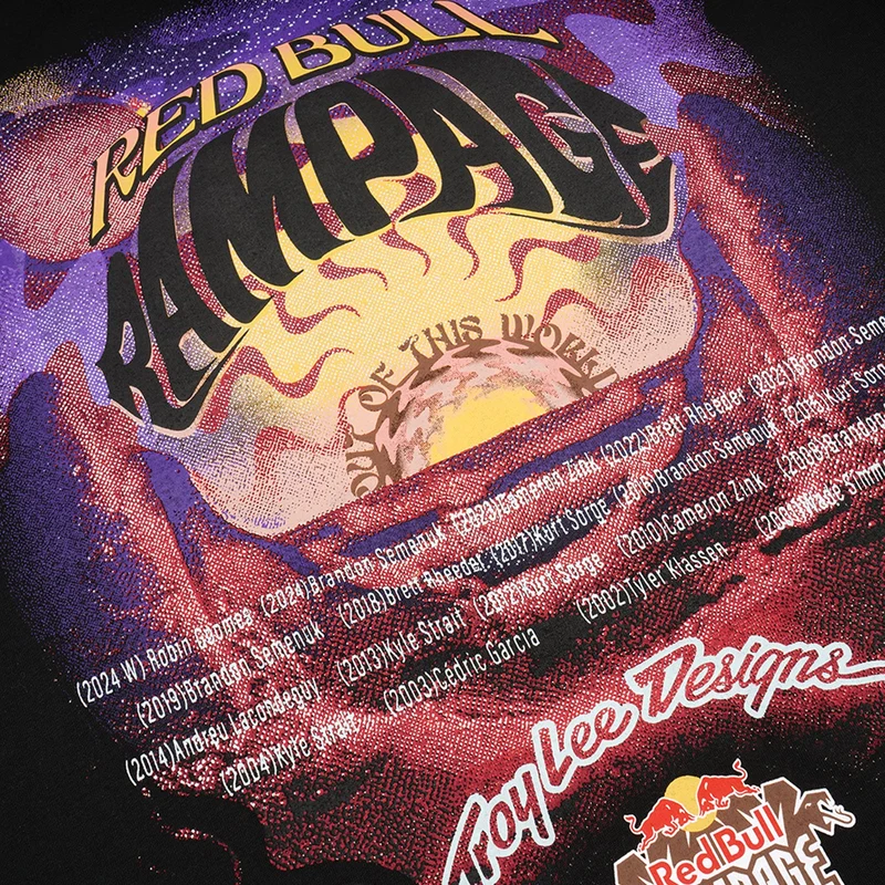 Short Sleeve Tee Troy Lee Designs X Redbull Rampage Valley of Gods Black