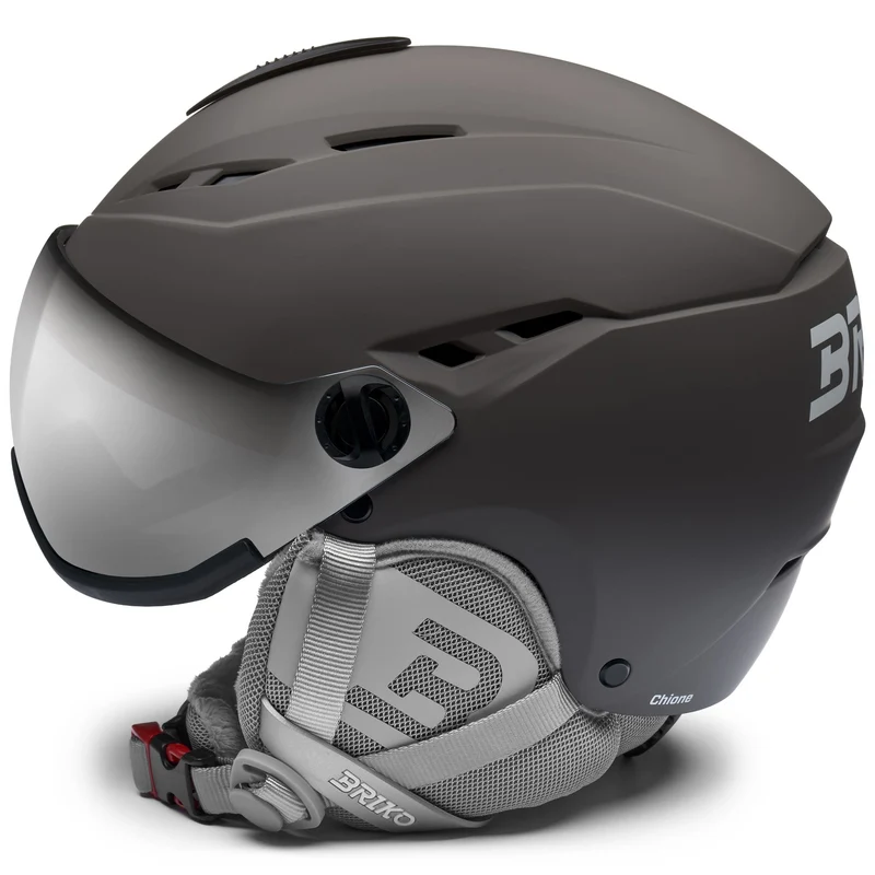 CHIONE VISOR - Helmets - Helmet - Woman - Matt Dove Gray-White-SM2
