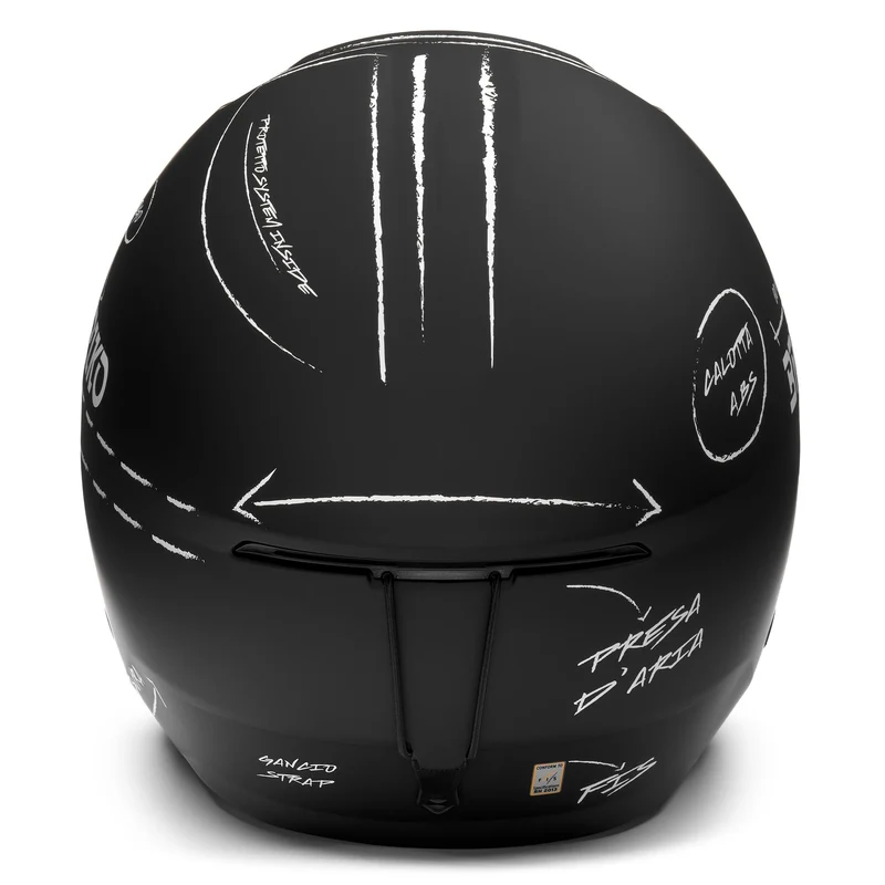 VULCANO 2.0 GRAPHIK - Helmets - Helmet - Unisex - Matt Black-White