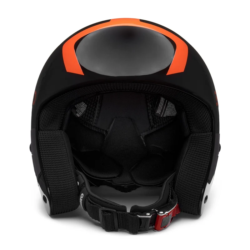 VULCANO FIS 6.8 JR - Helmets - Helmet - Kid unisex - Shiny Black-Orange Fluo
