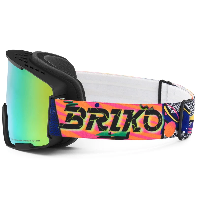 MARLO - Goggles - Ski Goggles - Unisex - Black Fantasy Lime-LIM3-Dune