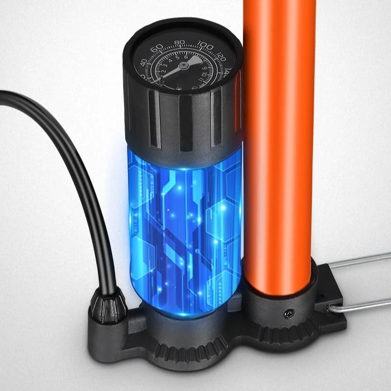 BPump™ | Pompe a velo à pied compatible Presta et Schrader