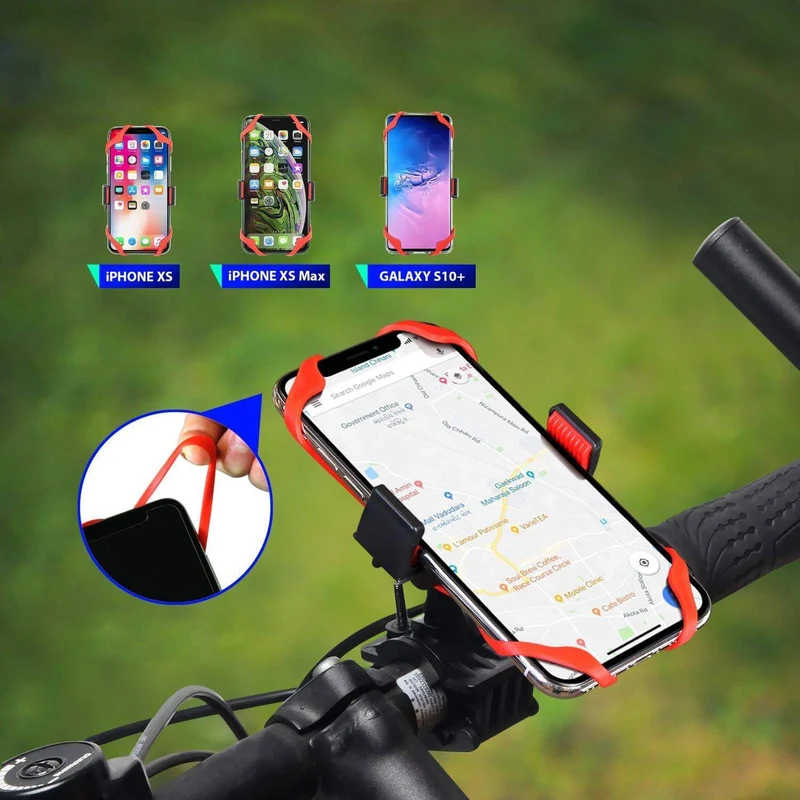 UniversalPhoneBikeMount™ | Support telephone velo réglable avec rotation à 360°