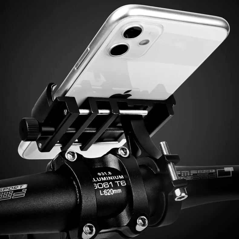 PhoneBikHolder™ | Support telephone velo ajustable pour smartphones de 3,5 à 6,5 pouces