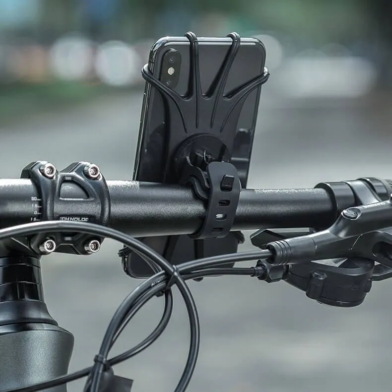 UniversalHandlebarMount™ | Support telephone velo en silicone avec rotation 360°