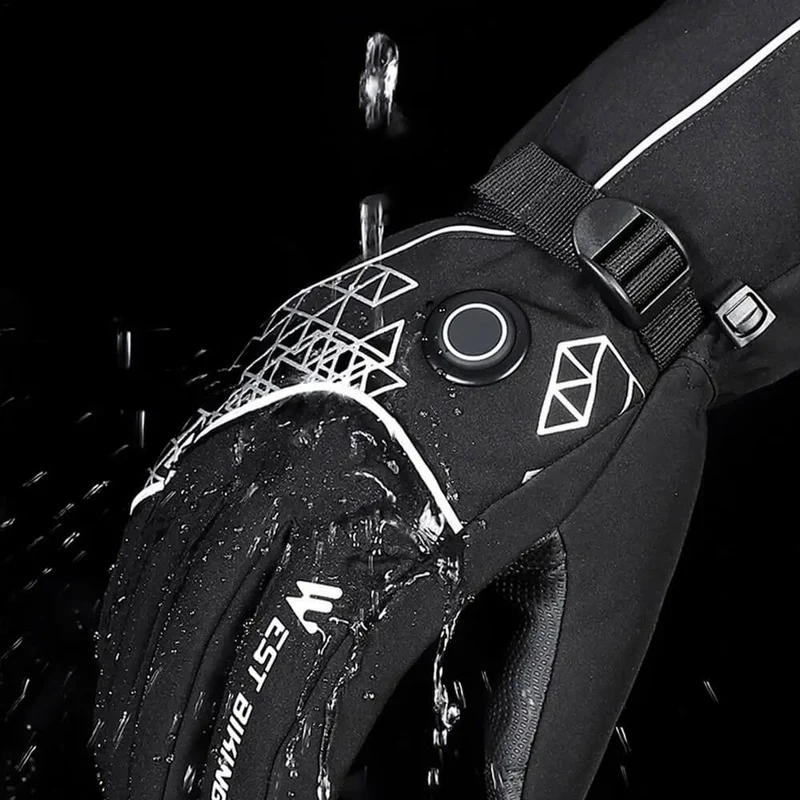 WarmGrip™ | Gants chauffants velo imperméables et tactiles