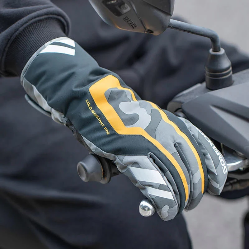 GlideWarm™ | Gants velo hiver imperméables et compatibles écrans tactiles