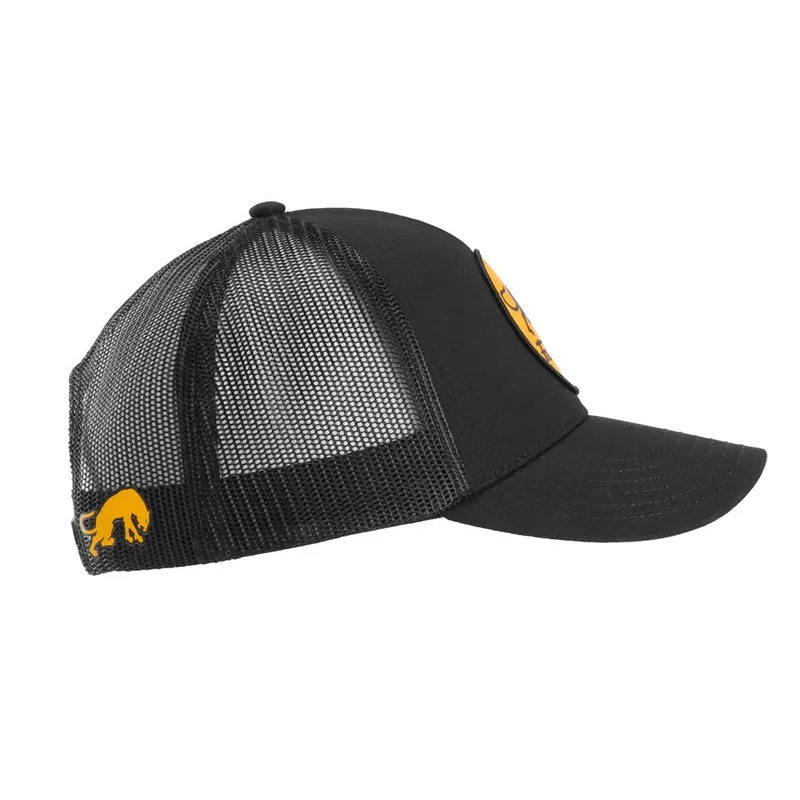 Casquette Furygan TRUCKER LOGO Noir-Jaune — La Panthère en Avant