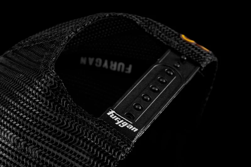 Casquette Furygan TRUCKER LOGO Noir-Jaune — La Panthère en Avant