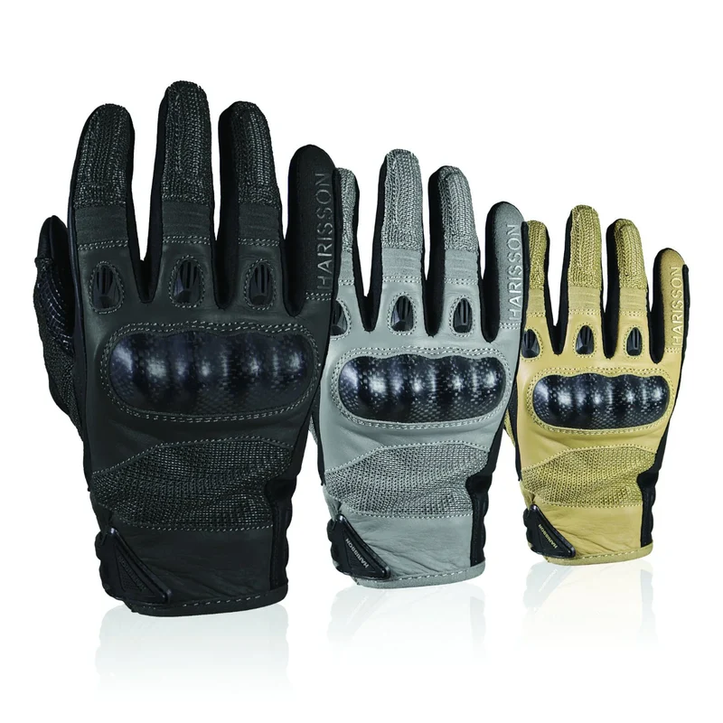 Gants moto cuir été homme Harisson SPY EVO 2 CE