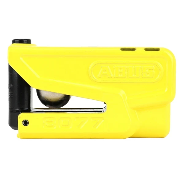 Antivol Bloque Disque Abus Granit 8077 Detecto Xplus Avec Alarme Sonore 100Db Diam 19Mm Jaune (Classe Sra)
