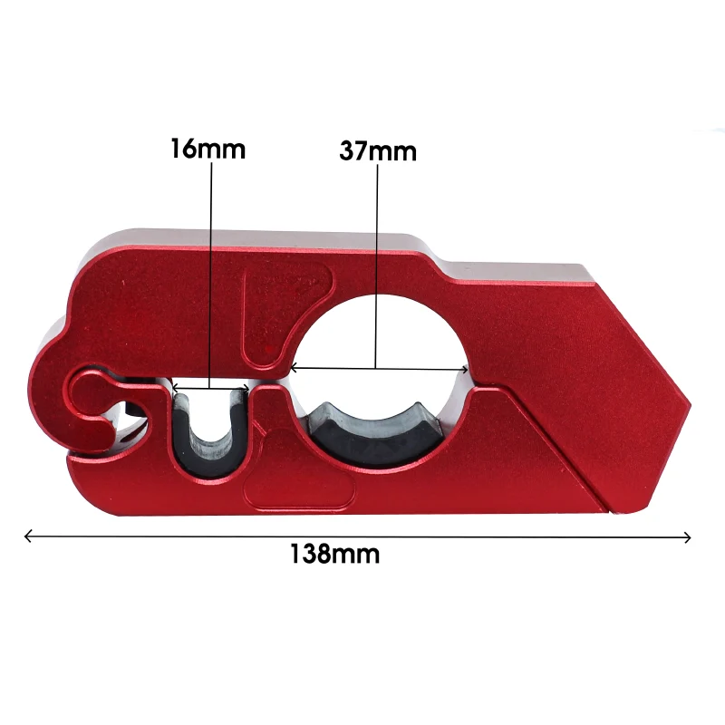 Antivol Bloque Levier + Poignee P2R Rouge -P2R