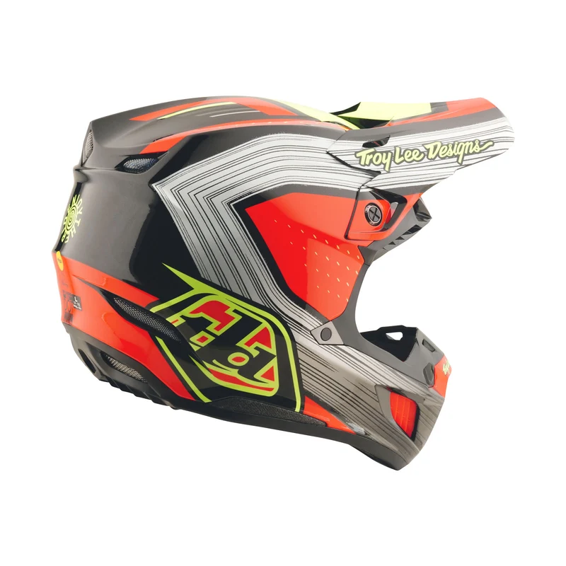 SE5 Composite Helmet W/MIPS Stripes Black / Infra Red