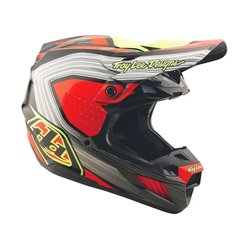 SE5 Composite Helmet W/MIPS Stripes Black / Infra Red