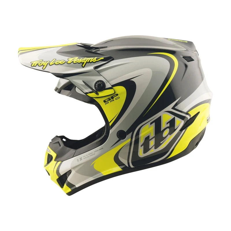GP Pro Helmet W/MIPS Crossover Gray / Flo Yellow