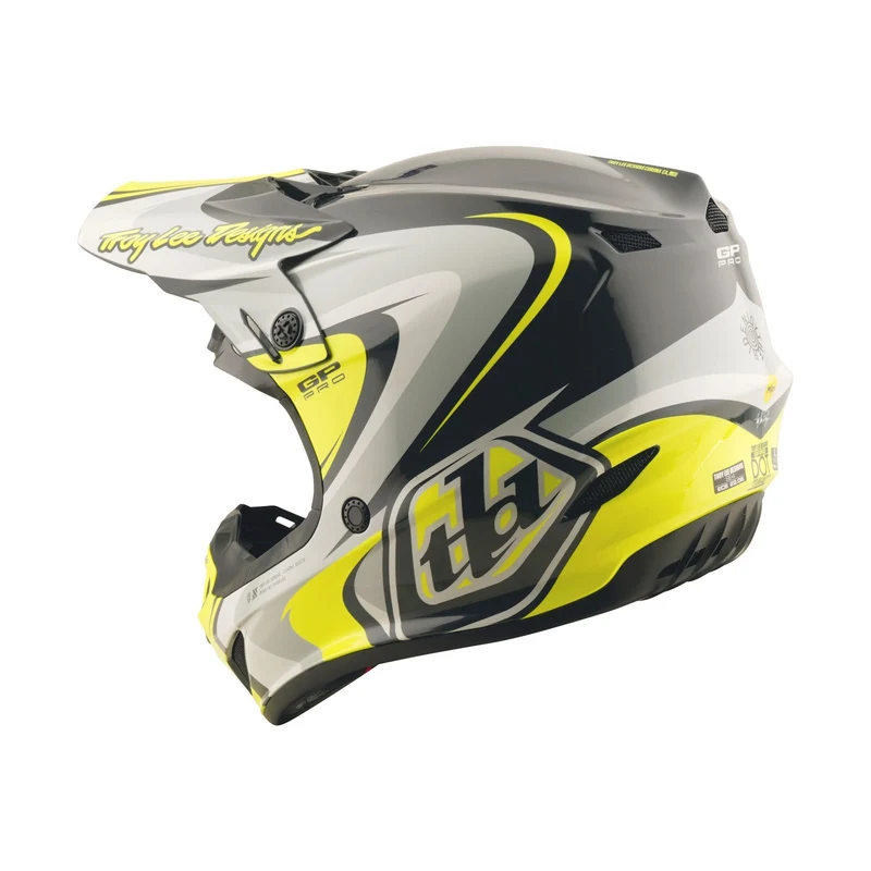 GP Pro Helmet W/MIPS Crossover Gray / Flo Yellow