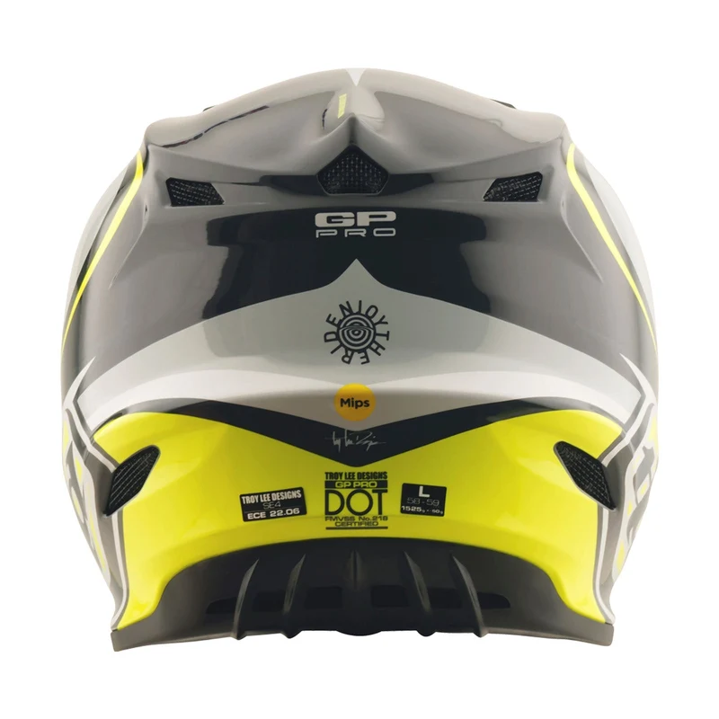 GP Pro Helmet W/MIPS Crossover Gray / Flo Yellow