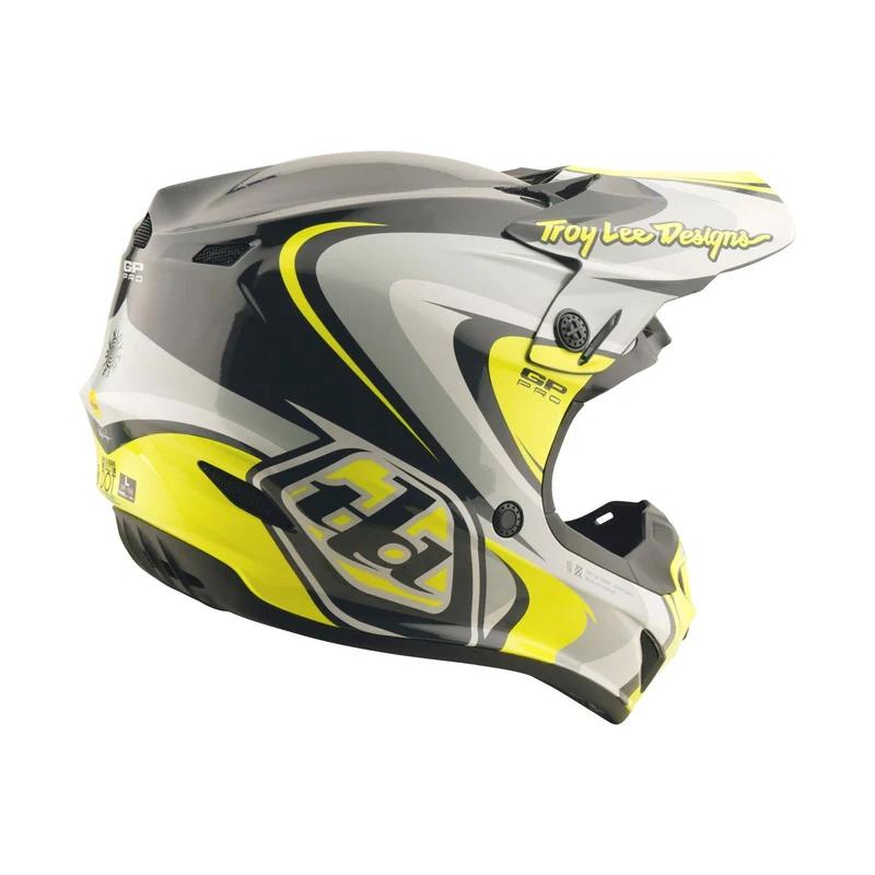 GP Pro Helmet W/MIPS Crossover Gray / Flo Yellow