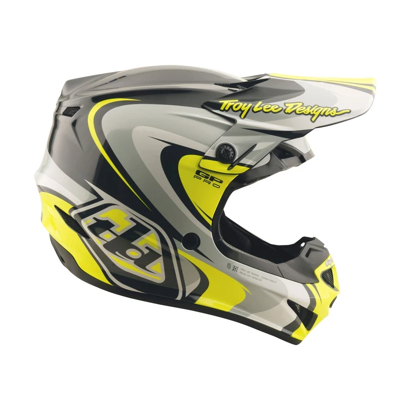 GP Pro Helmet W/MIPS Crossover Gray / Flo Yellow