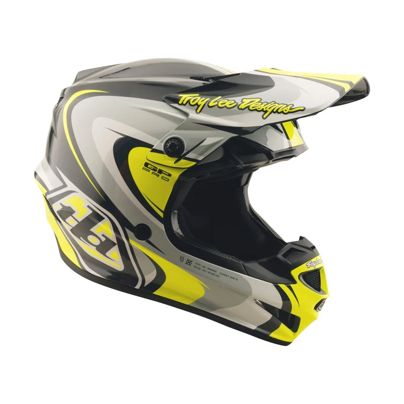 GP Pro Helmet W/MIPS Crossover Gray / Flo Yellow