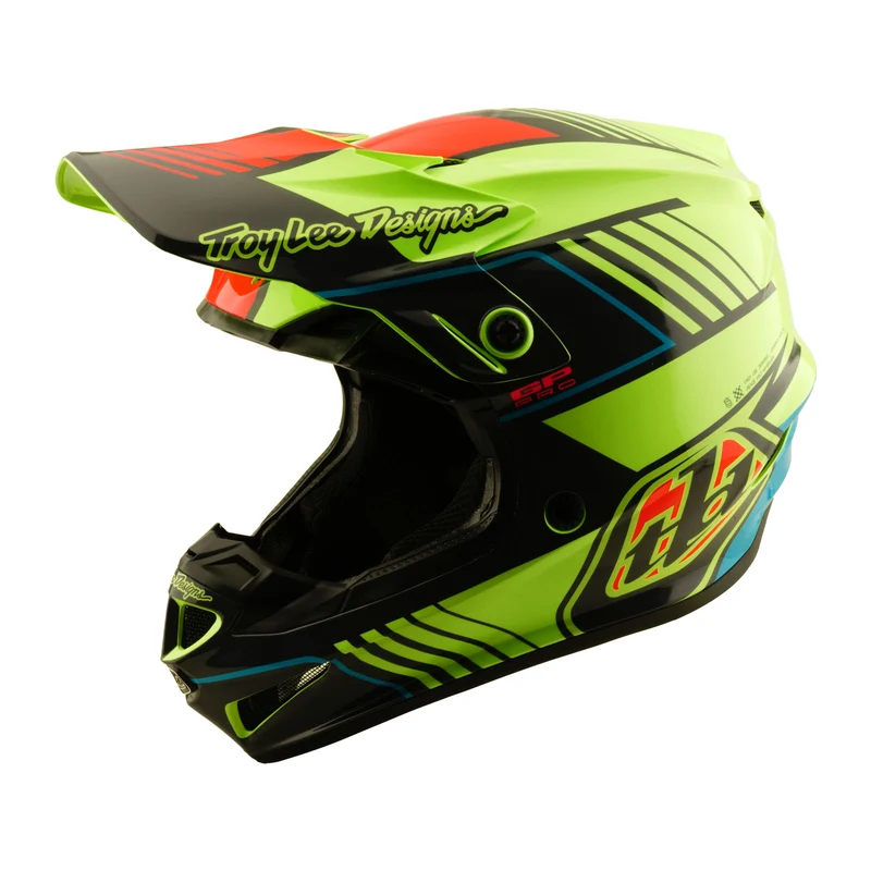 Youth GP Pro Helmet W/MIPS Segment Glo Yellow