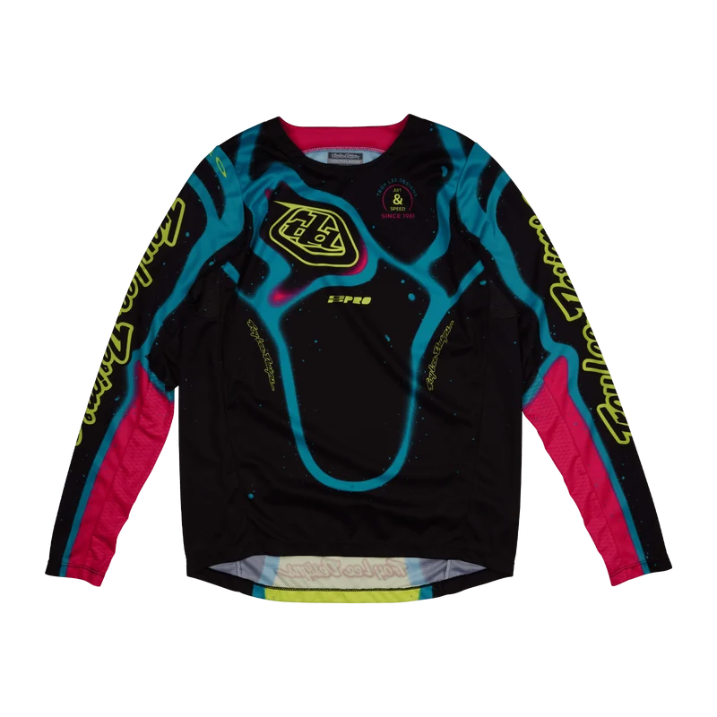 Youth GP Pro Jersey Membrane Black / Glo Yellow