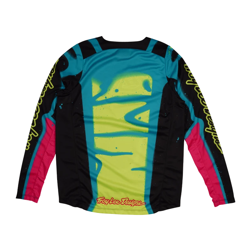 Youth GP Pro Jersey Membrane Black / Glo Yellow