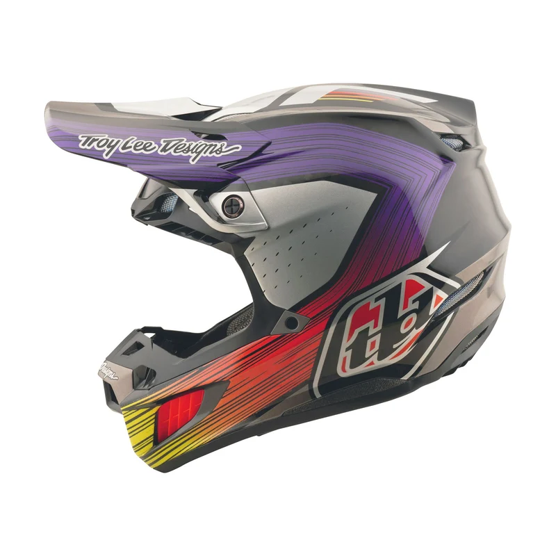 SE5 Carbon Helmet W/MIPS Stripes Black / Purple