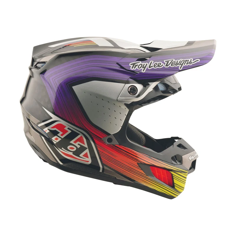 SE5 Carbon Helmet W/MIPS Stripes Black / Purple