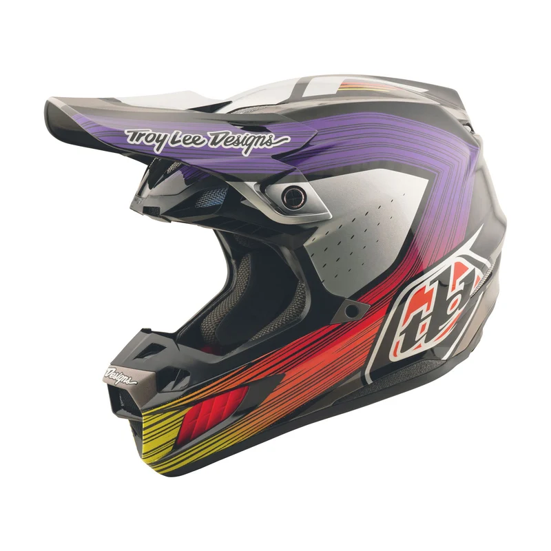 SE5 Carbon Helmet W/MIPS Stripes Black / Purple