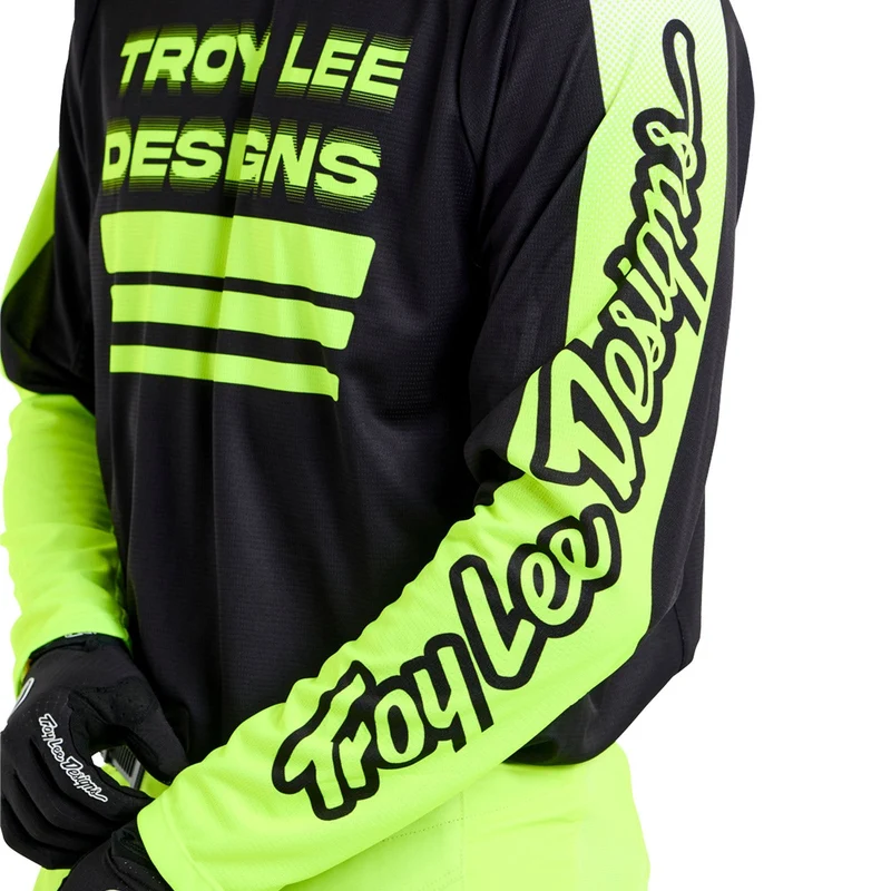 GP Pro Jersey SEgment Black / Flo Yellow