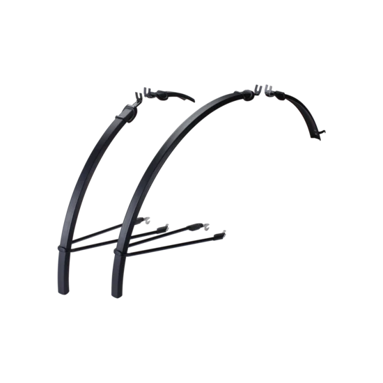 BFD-22 ensemble de garde-boue SlimGuard noir 28 inch