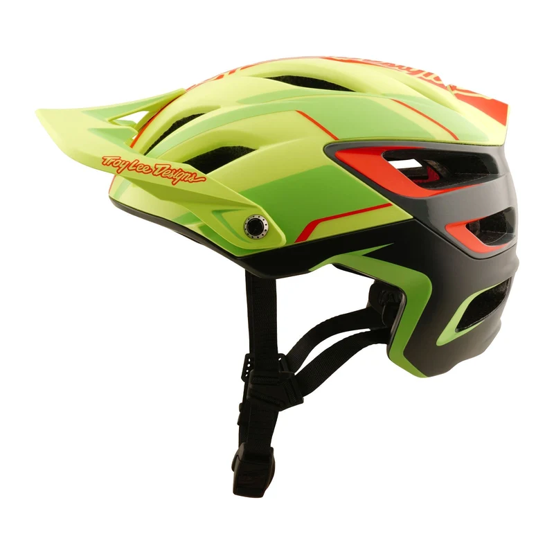 A3 Helmet W/MIPS Lines Glo Yellow