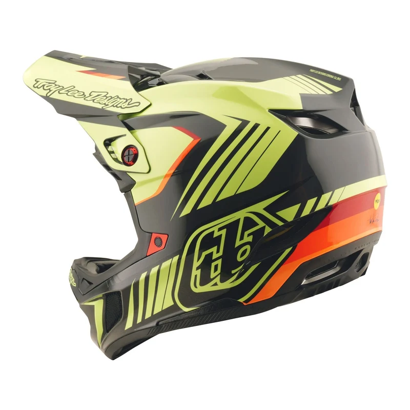 D4 Polyacrylite Helmet W/MIPS Qualifer Black / Yellow