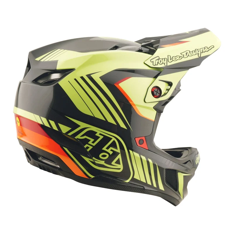 D4 Polyacrylite Helmet W/MIPS Qualifer Black / Yellow