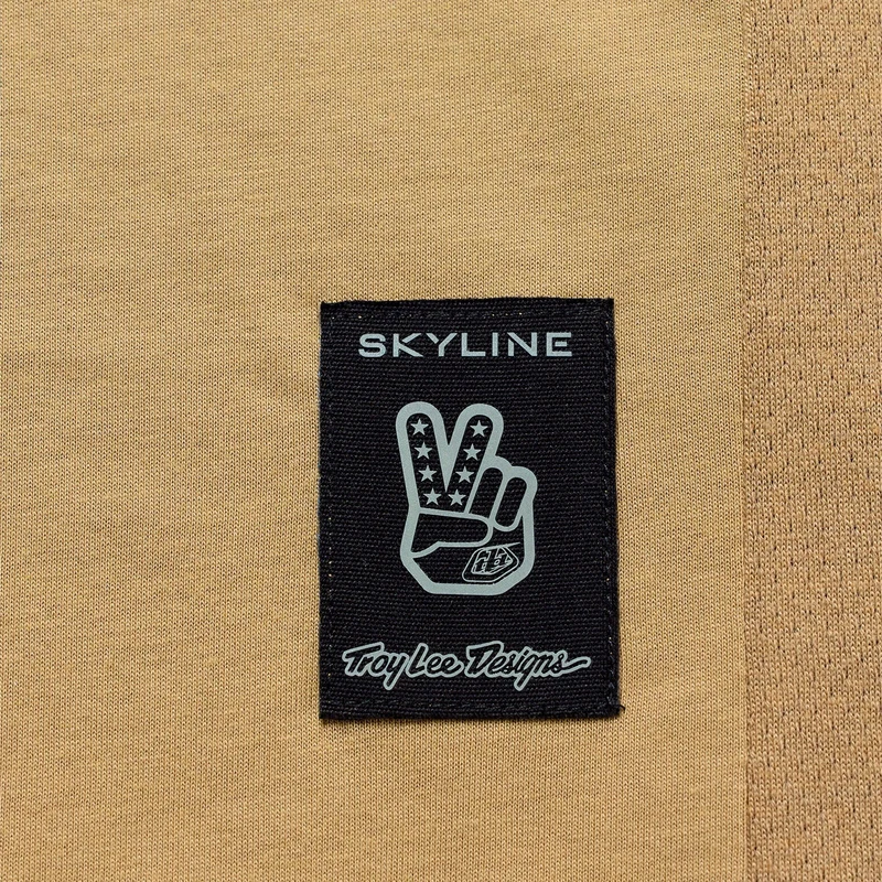 Skyline Short Sleeve Ride Tee Scrubbed Timber